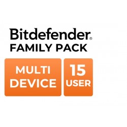 Bitdefender Family Pack 15 User 1 Tahun