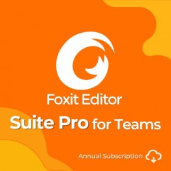 Foxit PDF Editor Suite Pro for Teams 1 Tahun Annual Subscription
