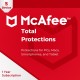McAfee Total Protection 5 User 1 Tahun 