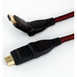 Kabel HDMI to Swivel HDMI 3D PowerSync 2 Meter