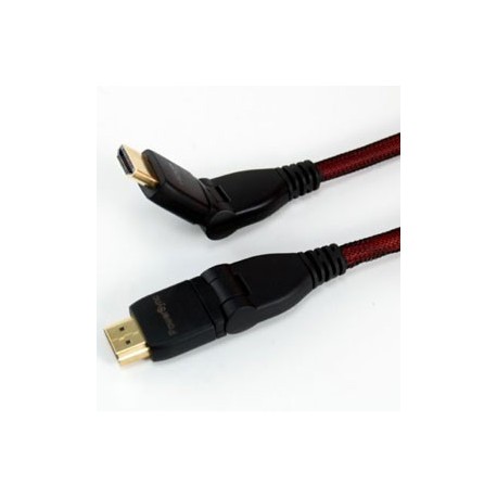 Kabel HDMI to Swivel HDMI 3D PowerSync 2 Meter