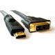 3 Ft. DVI / HDMI - High Density 1080p - Gold Plated - 28 Gauge