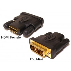 DVI-D Male to HDMI Female
