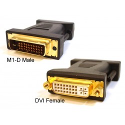 M1-D Male to DVI Female Adapter