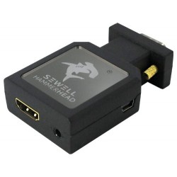 Sewell Hammerhead VGA to HDMI Converter, 1080p 