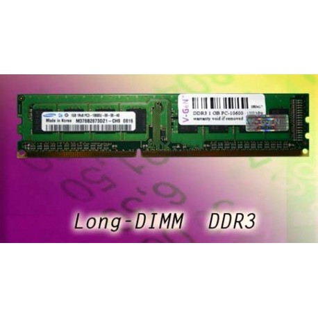 V-Gen DDR3 2GB PC10600 Long-DIMM