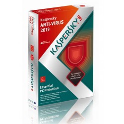 Kaspersky Anti Virus 2013 1 User 1 year