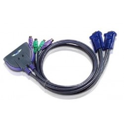 Aten CS62 2-Port PS2 KVM Switch