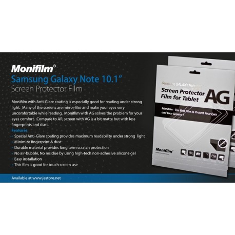 Monifilm Samsung Galaxy Note 10.1 inch Anti Fingerint