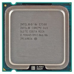 Intel Core 2 Duo E7200 2.93Ghz FSB 1066 Mhz Cache 3MB Tray Socket LGA 775