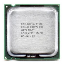 Intel Core 2 Duo E7500 2.93Ghz FSB 1066 Mhz Cache 3MB Tray Socket LGA 775