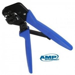 AMP 0-0790163-1 Crimping Tool Cat 6 Plugs Hand Tool Kit