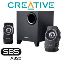 SBS A320 2.1 Speaker Woofer Power 8 Watts