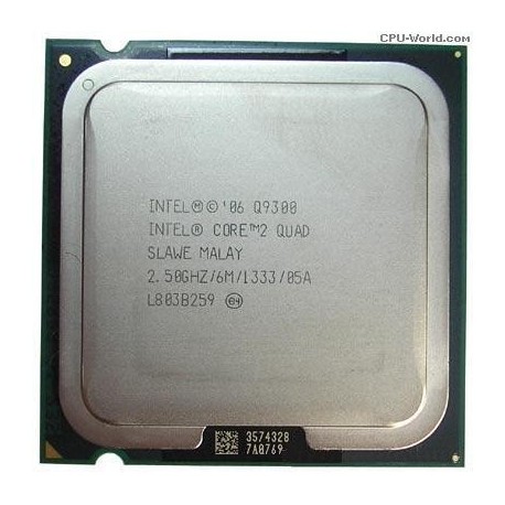 Intel Core 2 Quad Q9300 2.50Ghz FSB 1333 Mhz Cache 6MB Tray Socket LGA 775