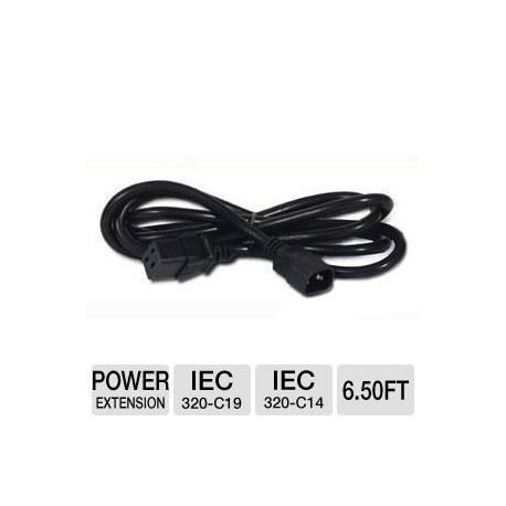 APC 6.6-Ft AC Power Cord IEC 320 C19 to IEC 320 C20 AP9877