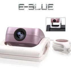 E-Blue Augen Retractable Webcam Blue-Pink