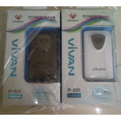 Powerbank Vivan ips05 7000mAh Dual Output