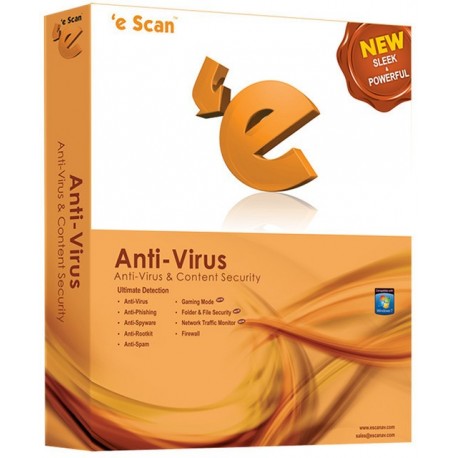eScan ANTI VIRUS 3 PC