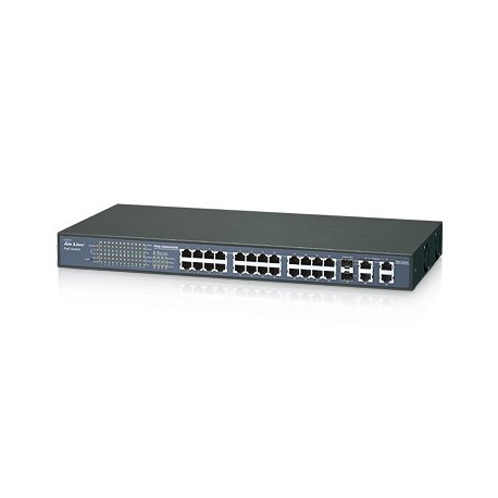 Airlive 24-Port Full Power Websmart 802.3af PoE Switch POE-FSH2442G-390