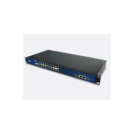 Sunix ESW-5162-GP Industrial 16 ports 10-100Base-T(X) 2 ports Gigabit Combo Managed Switch