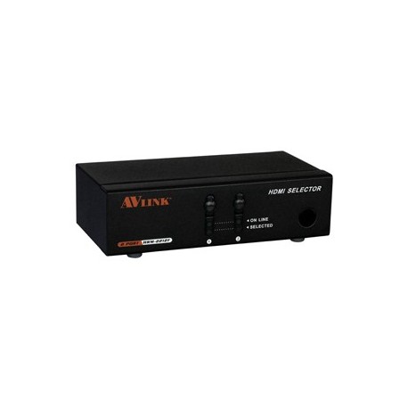 Avlink HRM-2212F 2 Port HDMI selector remote control 1.3 Compliant