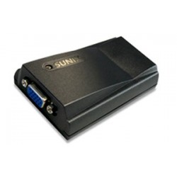 SUNIX USB 2.0 to VGA adapter with D-sub Support up to win vista-VGA2614