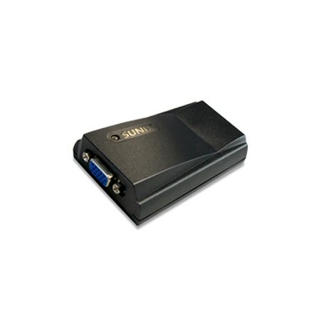 SUNIX USB 2.0 to VGA adapter with D-sub Support up to win vista-VGA2614