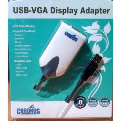 Chronos Usb 2.0 to VGA Display Adapter