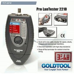 GOLDTOOL TCT2210 LAN wiring system universal testers