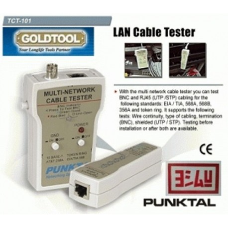 GoldTool Punktal TCT-101 LAN Cable Tester