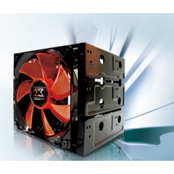 Xigmatek 4 in 3 HDD Cage With 12CM LED Fan CCA-EMFCB-U01