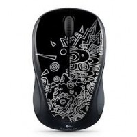 Logitech M 235-Limited Edition Black White Cordless Notebook Mouse