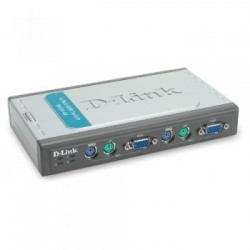 D-Link DKVM Switch 4 port include 2 set Cable DKVM-4