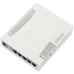 Mikrotik RB751G-2HND Wifi Router 5 Port 10 100 100 Lev.4 Antenna 2.5 dbi