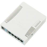 Mikrotik RB751G-2HND Wifi Router 5 Port 10 100 100 Lev.4 Antenna 2.5 dbi