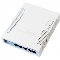 Mikrotik RB751U-2HND Wifi Router 5 Port 10 100 Lev.4 Antenna 2.5 dbi