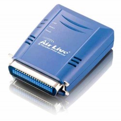 Airlive P-201 Wired Print Server 1 parallel port 1x10 100 new housing