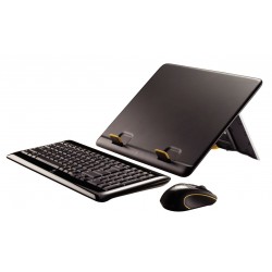 Logitech Notebook Kit MK605 Keyboard Mouse and Laptop Stand