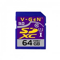 V-GeN SDXC 64GB 3.0 Class10