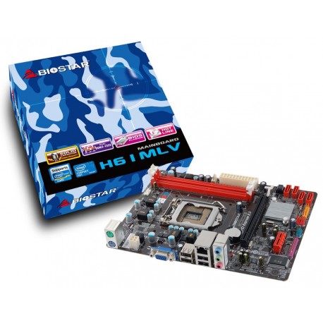 Biostar H61MLV LGA1155 Intel H61 DDR3 USB3 Remote 50000