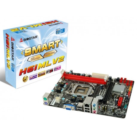 Biostar H61MLV2 LGA1155 Intel H61 DDR3 USB3 Remote 50000