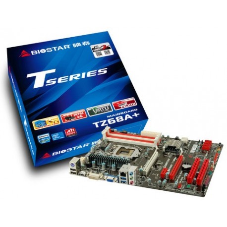 Biostar TZ68A USB 3.0 LGA1155 Intel Z68 DDR3 Remote 50000