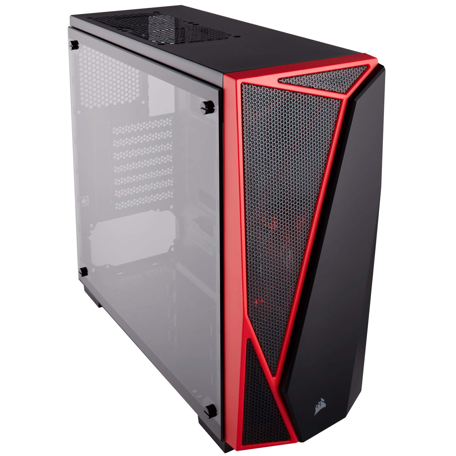 Harga Jual Corsair CC-9011117-WW Carbide Series SPEC-04 Tempered Glass Mid-Tower Gaming Case-Black-Red_1