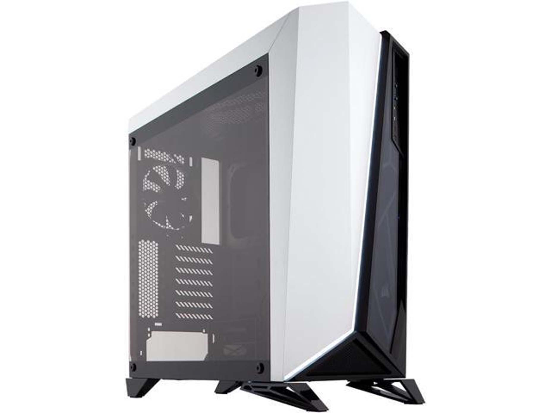 Harga Jual Corsair CC-9011119-WW Carbide Series SPEC-OMEGA Tempered Glass Mid-Tower ATX Gaming Case-Black-White.