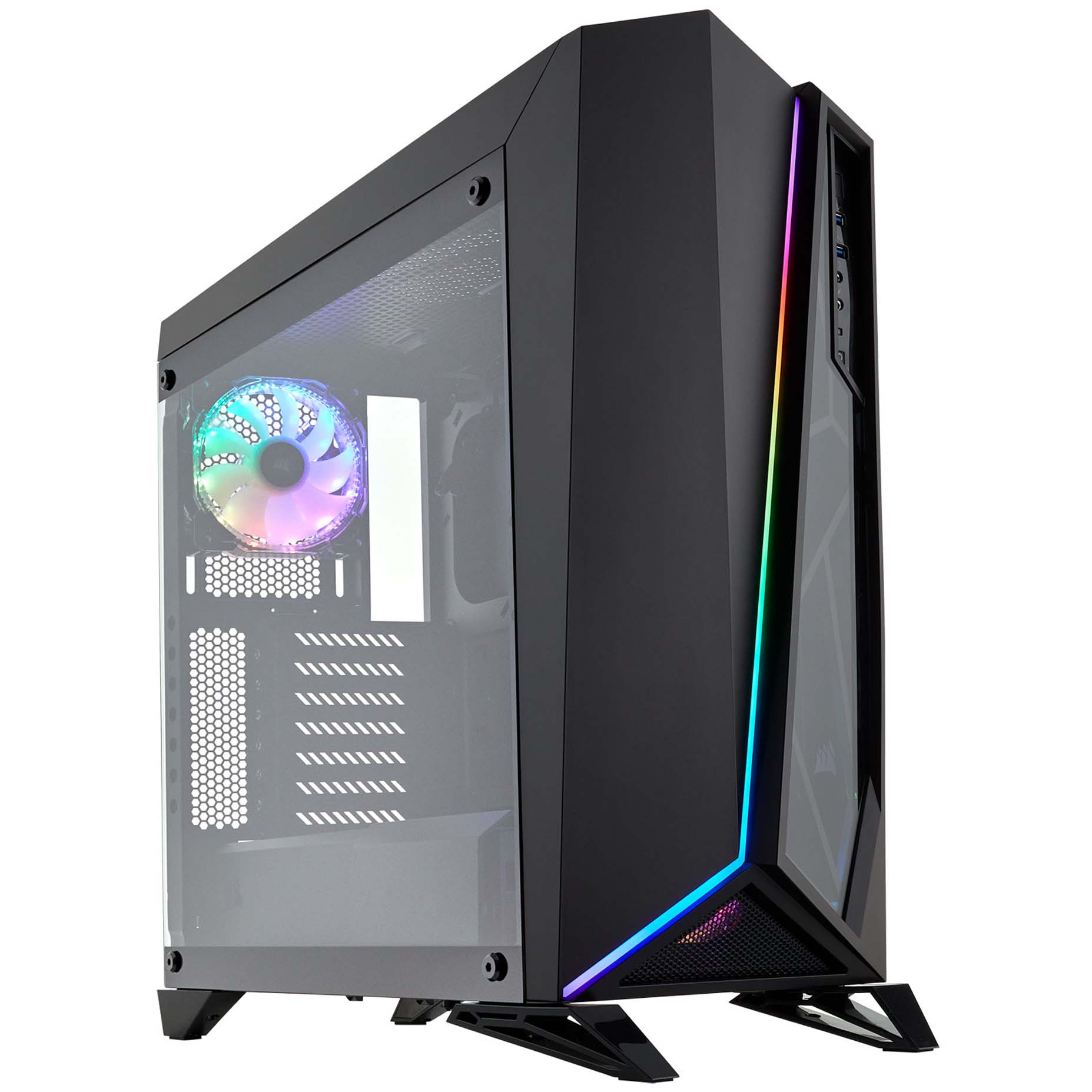 Harga Jual Corsair CC-9011140-WW Carbide Series Spec-Omega RGB Mid-Tower Tempered Glass Gaming Case-Black