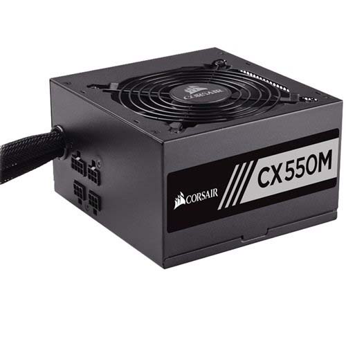 Harga Jual Corsair CP-9020102-NA CX Series CX550M - 550 Watt 80 PLUS Bronze Certified Modular ATX PSU (2015 Edition)