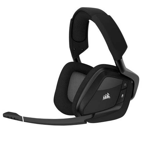 Harga Jual Corsair CA-9011152-AP VOID PRO RGB Wireless Premium Gaming Headset with Dolby Headphone 7-1-Carbon (AP)