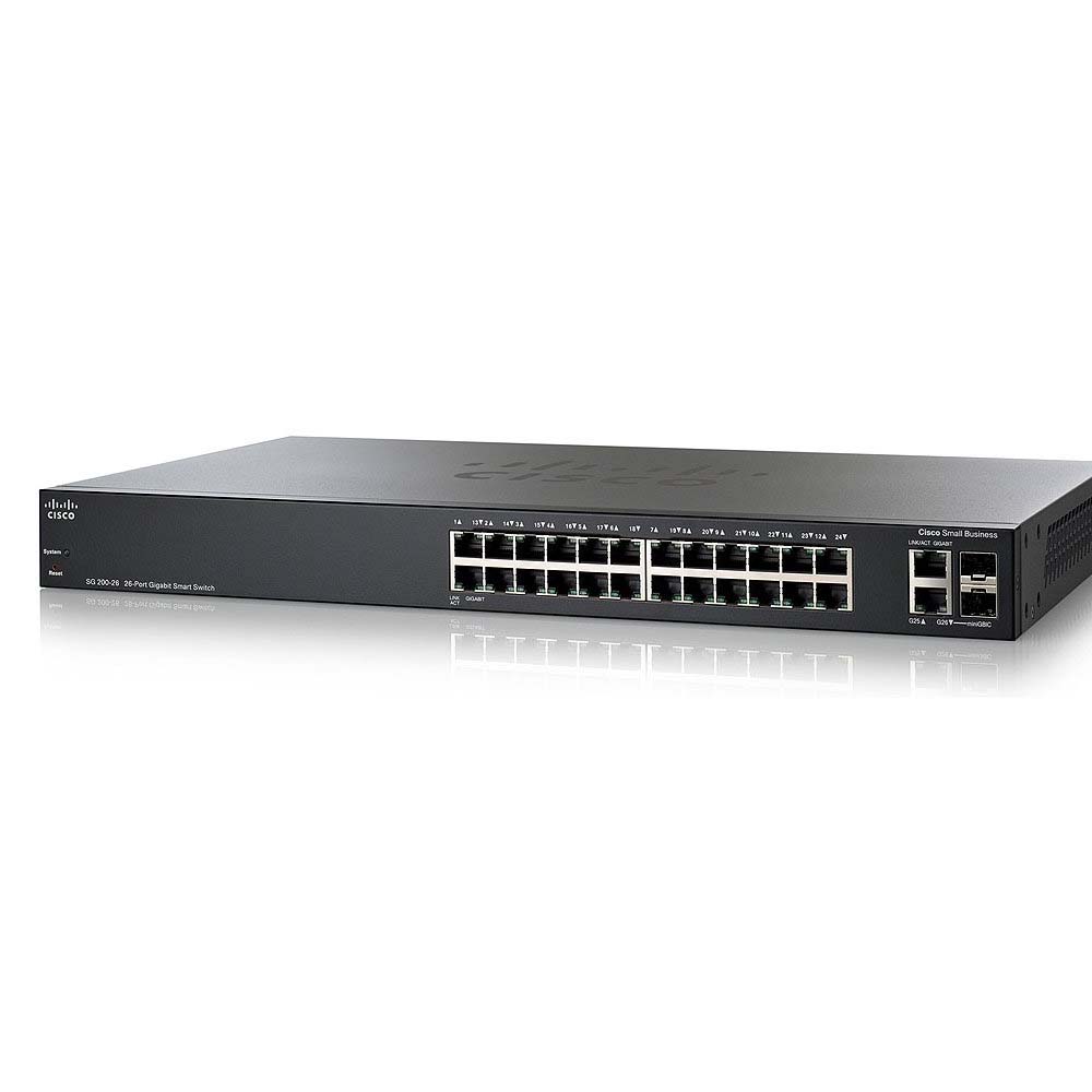 Harga Jual Cisco SG200-26 26-port Gigabit Smart Switch ( SLM2024T-EU)