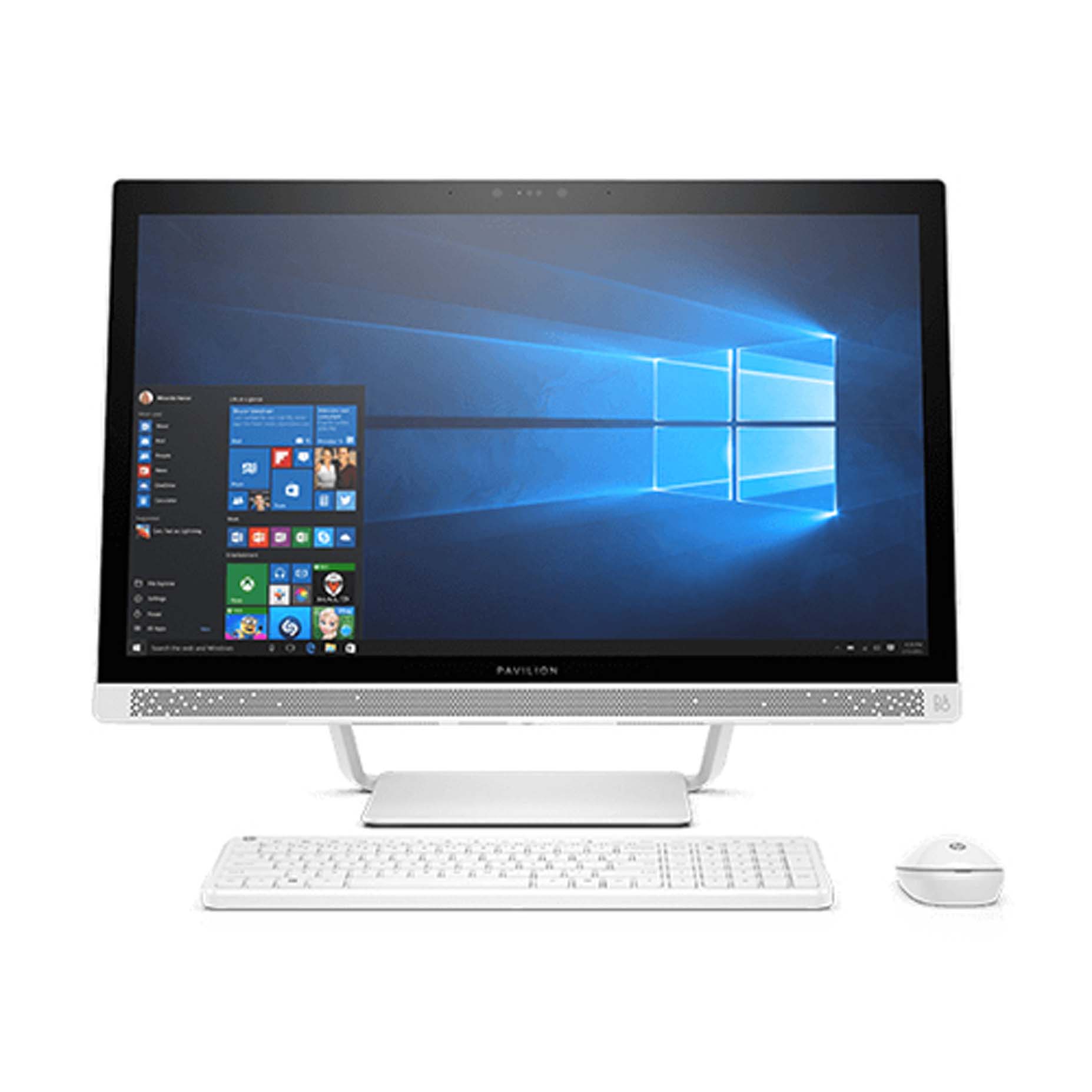 Harga HP Pavilion 24-R176D All-in-One PC Intel Core i7-8700T 4GB 2TB Win10 Home 23.8Inch Touch