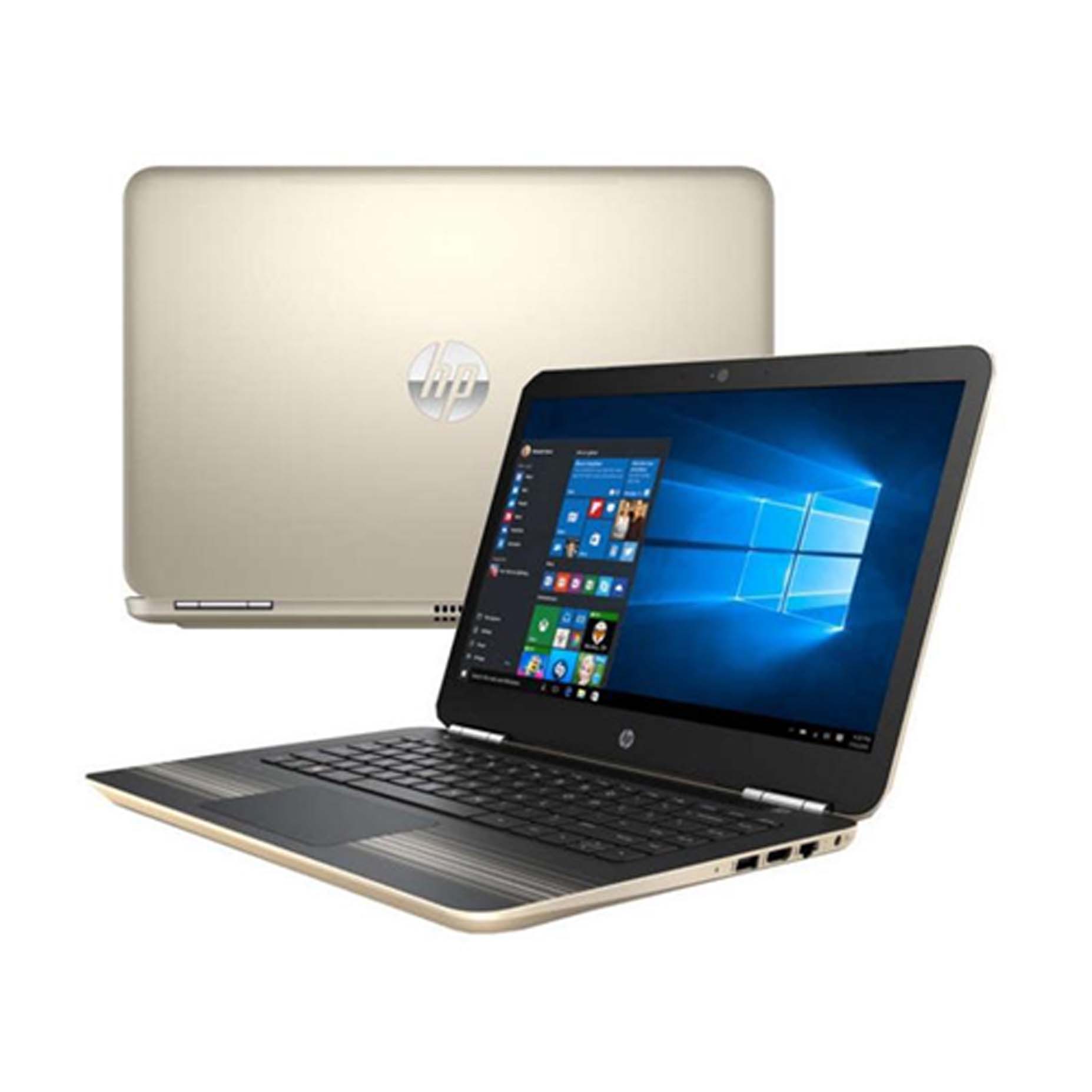 Harga HP Notebook 14-CM0094AU AMD E2-9000e 4GB 1TB NO ODD Win10 14 Inch Gold